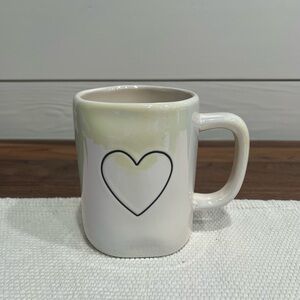 Rae Dunn Iridescent Heart Mug